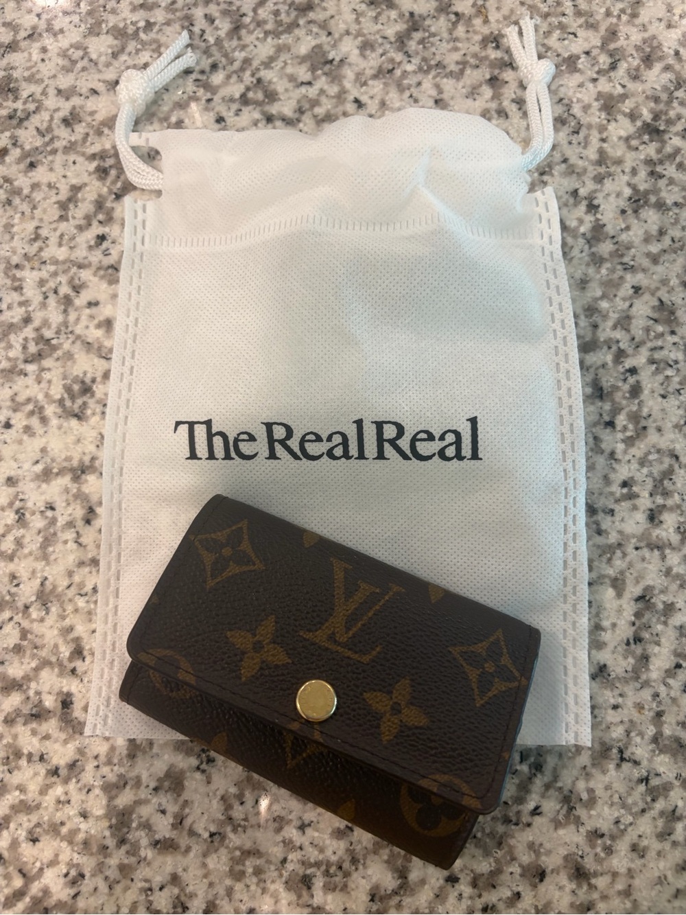 Louis Vuitton Monogram Canvas Key & Card Holder - Brown/Gold